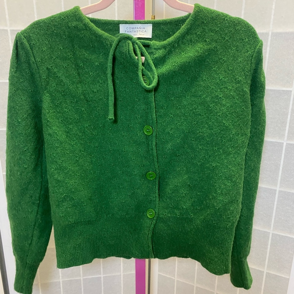 Compania Fantastica Green Sweater